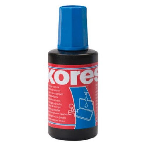 Kores Stempelfarbe 71308 blau 28,0 ml