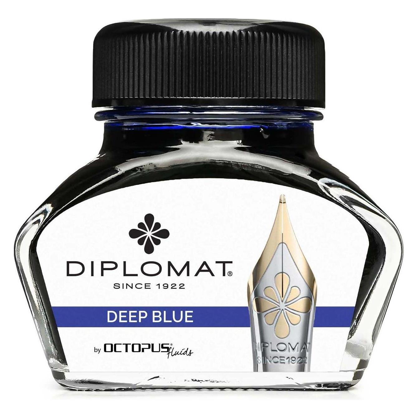 Diplomat Tintenglas Ultramarinblau 30ml (Blau, 1 Stk.) (D41001043)