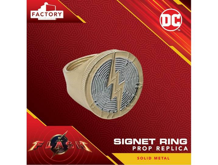Factory Entertainment Sammelfigur The Flash Signet Ring Prop Replik
