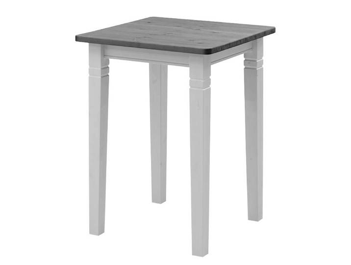 Table haute 78cm Blanc/Epicéa blanc/Epicéa gris
