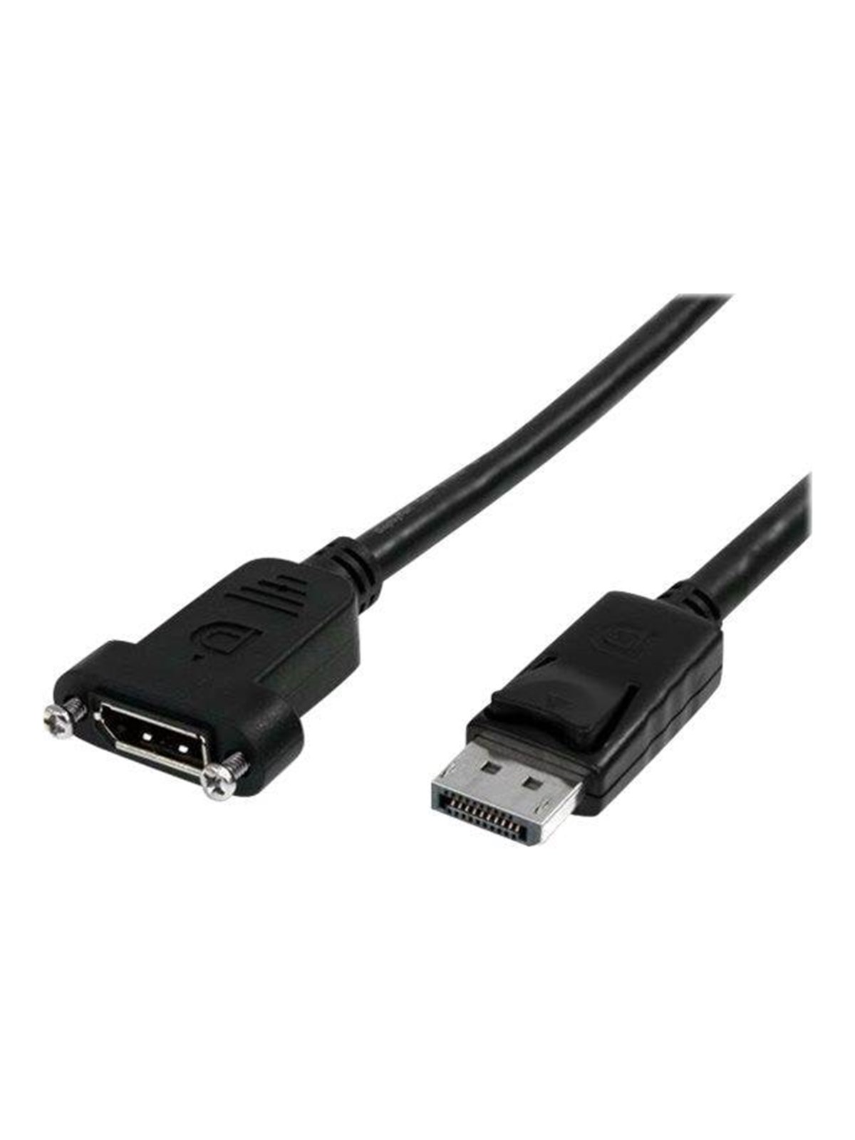 StarTech.com 3 ft / 91 cm 20 pin DP DisplayPort Extension Panel Mount Cable - DisplayPort to DisplayPort - Male to Female (DPPNLFM3PW) - DisplayPort cable - 91 cm