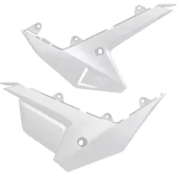 UFO, Motorrad Zubehör, UFO-Hintere untere Seitenabdeckungen für Honda CRF 250R / 450R '25-'26, Weiss