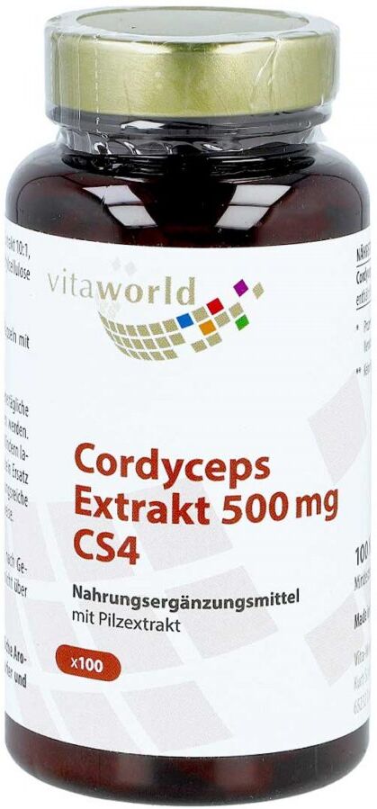 Cordyceps Extrakt 500 mg Kapseln 100stk