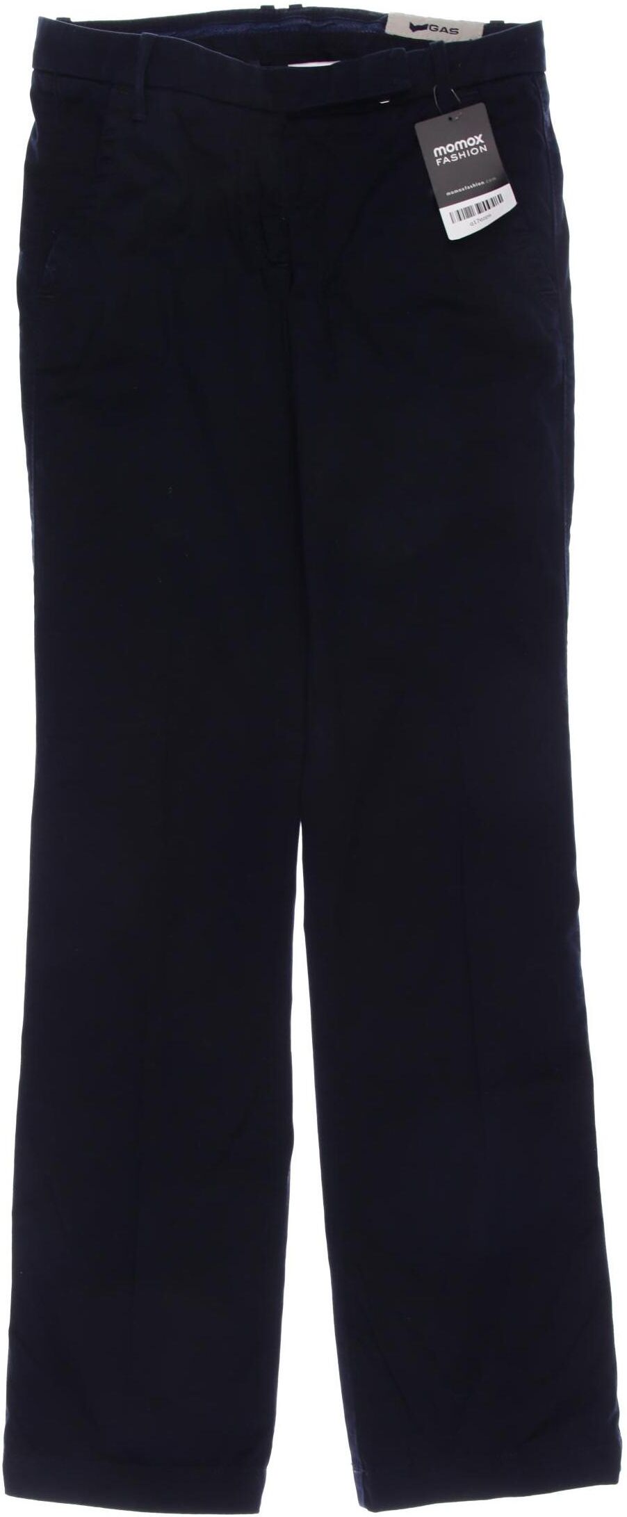 GAS Damen Stoffhose, Marineblau, Gr. W26, Baumwolle / Elasthan - Second Hand