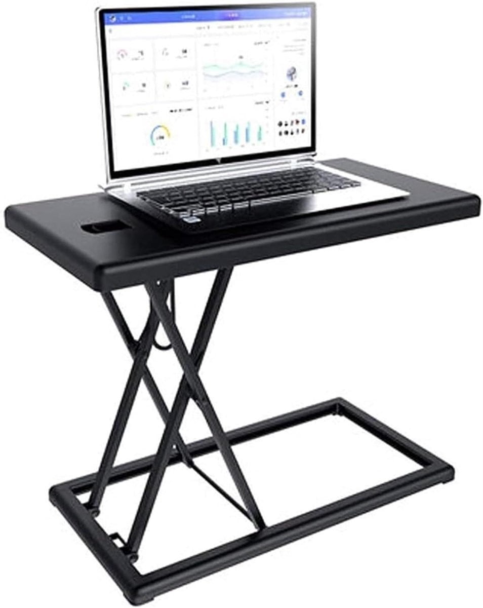 Zit-sta bureau ergonomisch werkstation in hoogte verstelbaar - Zwart