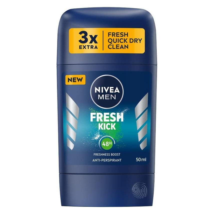NIVEA Men Fresh Kick Antiperspirant Stick 50Ml (Stick, 65 g) (35771165)