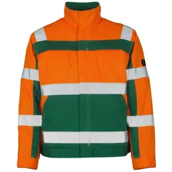 MASCOT Cameta Jacke SAFE COMPETE Hi-vis Orange / Grün L - 07109-860-1403-L - Hi-vis Orange / Grün