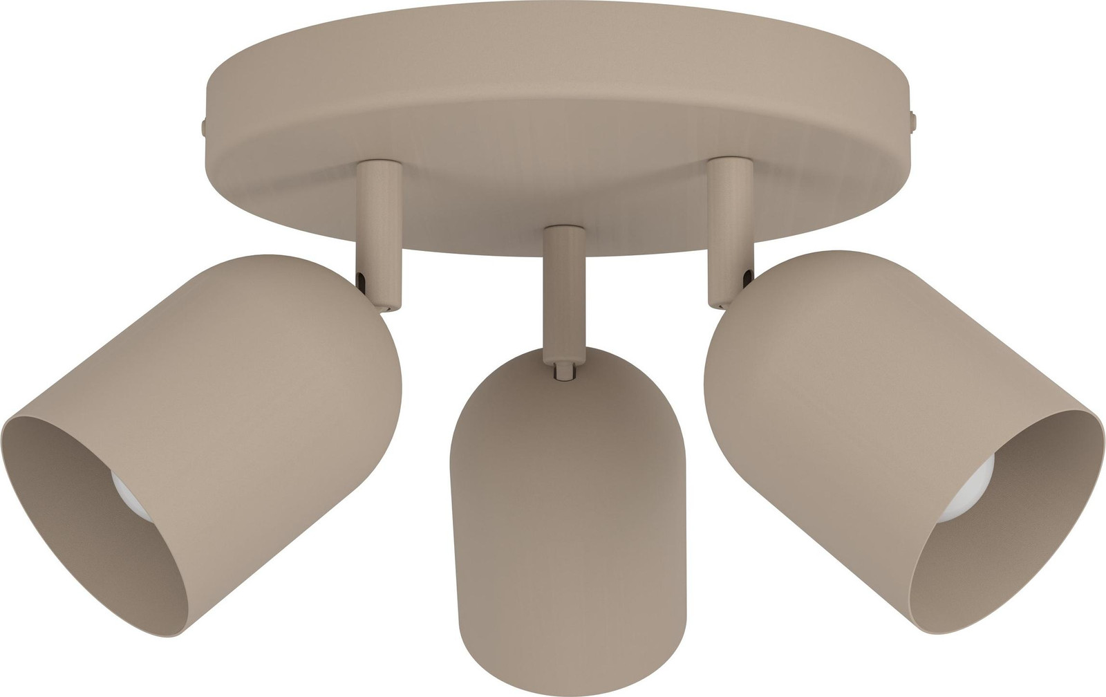 Eglo Design plafondspot Tilston 3-lichts zand bruin