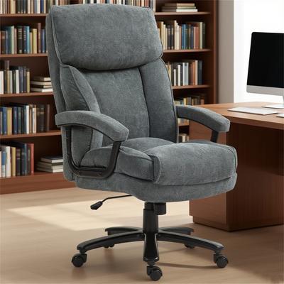 DEVERA Big and Tall High Back Executive Desk Office Chair, Ergonomic Computer Chair