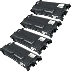 4 Kompatible Toner ersetzt Brother TN-3600 Multipack schwarz