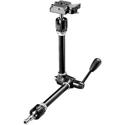 Manfrotto 143RC, Magic Arm mit Schnellspann 323 (Stativ Schnellwechselplatte), Stativ Zubehör, Schwarz
