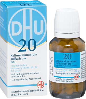 DHU-Arzneimittel GmbH & Co. KG BIOCHEMIE DHU 20 Kalium alum.sulfur.D 6 Tabletten 200 St 02581538