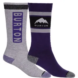 BURTON KIDS WEEKEND MIDWEIGHT 2 PACK Socken 2026 imperial purple - S/M