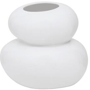 Urban Nature Culture Vase Pebbles White - White