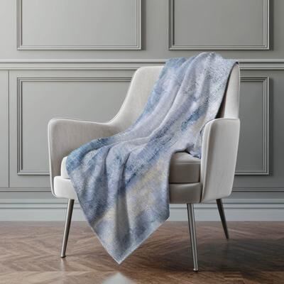Addison Rugs Premium Machine Washable Modern Imprints Sherpa Throw Blanket