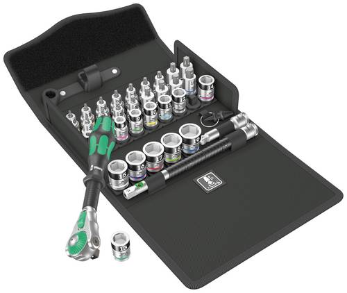 Wera 8100 SB All-in Steckschlüssel-Bit-Einsatz-Set 3/8 35teilig 05003536001