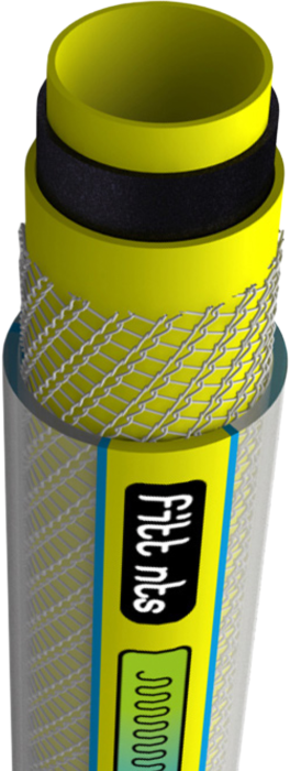Ewuaqua Nts Gartenschlauch 76083 1/2", 10 bar, 50 m, mit spezieller Textileinlage, PVC
