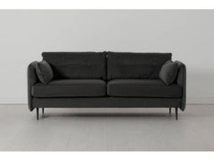 Model 19 Dreisitzer-Sofa, Dunkelgrau