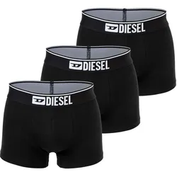 DIESEL Herren Boxershorts, 3er Pack - UMBX-DAMIENTHREEPACK, Trunks, Cotton Stretch Schwarz / XL