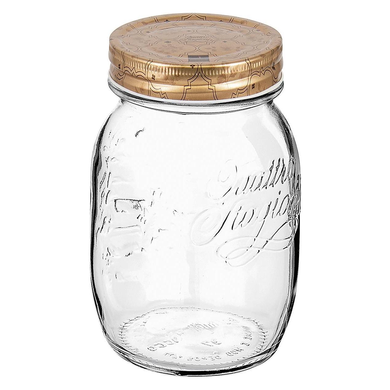 Quattro Stagioni Einmachglas QS.500ml mD Kupfer (12 Stk., 1.05 l) (Quattro Stagioni)