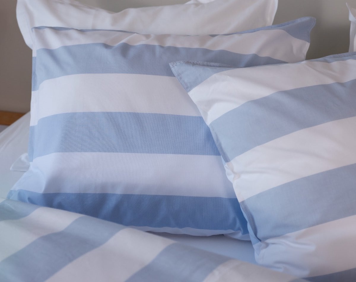 Linolux Kussensloop Beach Stripe Blue 60 x 70 cm