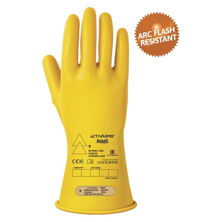 Ansell Elektrikerschutzhandschuh ActivArmr RIG0011Y Gr.10 gelb (10) (RIG0011Y100)