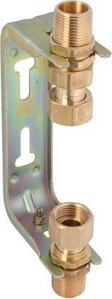 Schlösser Js Wz-Inbouwbuisel Stoel met Vaste Verbinding, Verzinkt, 1x1 inch
