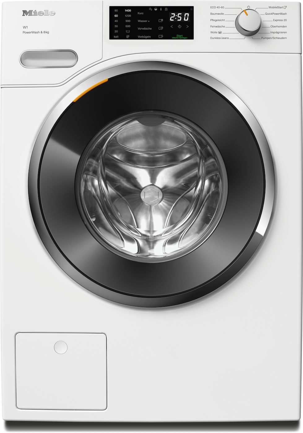 Miele WWE460WPS 8 kg Frontlader Waschmaschine 1400 U/min aquaStop Funktion (Weiß) 12410680