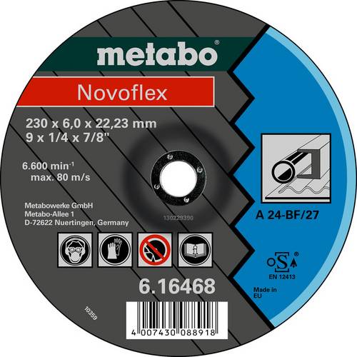 Metabo 616465000 Schruppscheibe gekröpft Bohrungs-Ø 22.23mm 10St.