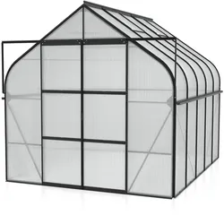 Vitavia Aktionsangebot (inkl. 100 Euro Zubehör): Gewächshaus "Diana 8300",schwarz,8,3 m2