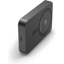 Hama Qi2 Wireless Power Pack, 10000mAh, induktiv Laden, Anthrazit (10000 mAh), Powerbank, Grau
