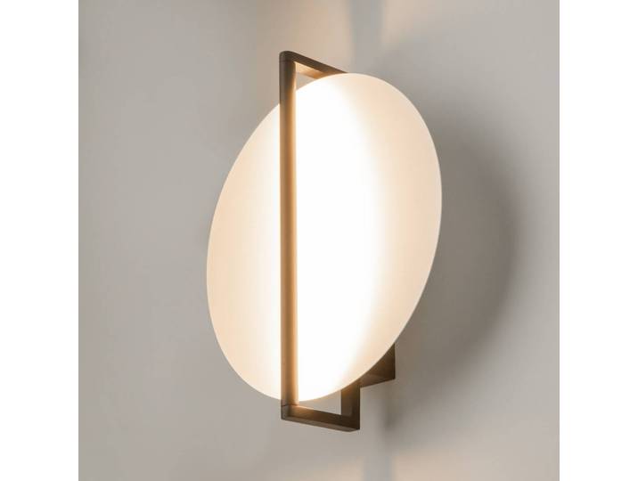 Maytoni Wandlampe Mira, weiß / opal, für Wohn- / Esszimmer, Metall, Modern, LED Wandleuchte, Wandlampe Innen