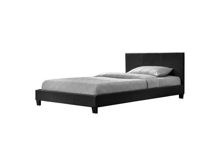 Corium Polsterbett Albacete, Schwarz, Textil, 140x200 cm, Schlafzimmer, Bett, Polsterbetten