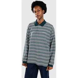 Carhartt WIP Largo Polo largo stripe / deep lagoon Gr. L