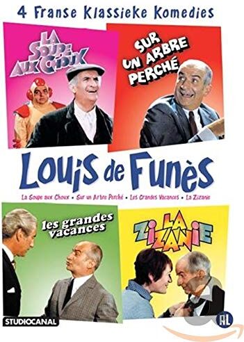 Louis De Funès, Vol.5 (La Zizanie / Sur un arbre Perché / La soupe aux Choux / Les grandes Vacances) - Preis vom 11.10.2026 03:10:56 h