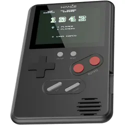 VR Shinecon Handheld Slim-Konsole mit 500 Spielen, Retro Gaming, Schwarz