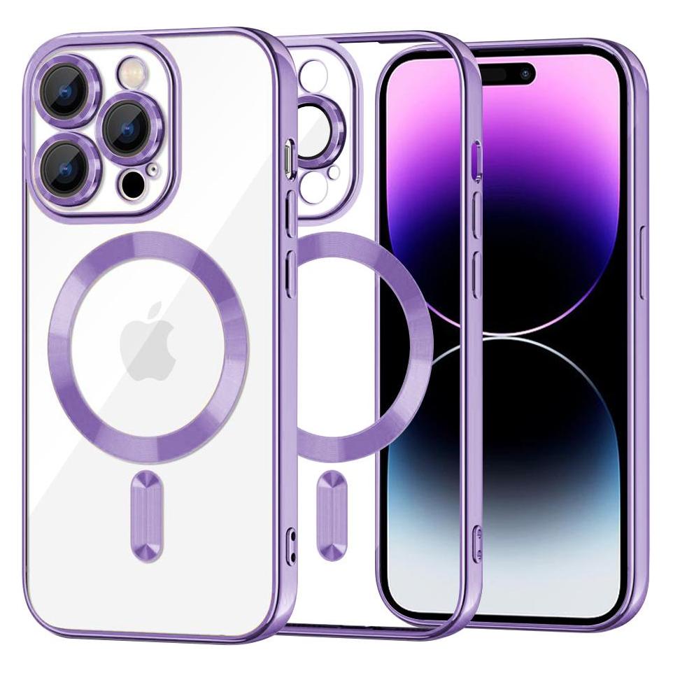 Techsuit - Luxury Crystal MagSafe - iPhone 14 Pro Max - Light Purple (Apple iPhone 14 Pro Max) (56348939)