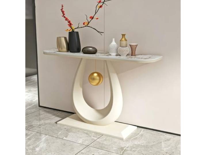 Moderner Konsolentisch Für Flur, Schmaler Beistelltisch Für Wohnzimmer Konsolentisch für hinter das Sofa, dekorativer Tisch im modernen Stil.(B,80cm/31.5in)