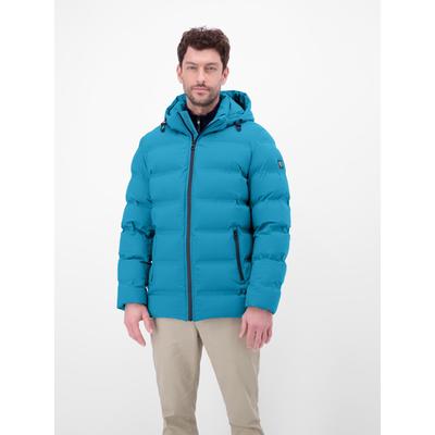 Winterjacke LERROS "Herren Winterjacke - smart und unkompliziert", Herren, Gr. M, blau lagoon, 100% Polyester, Jacken Winterjacke