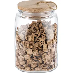 APS Vorratsglas Woody mit Holzdeckel versch. Ausführungen