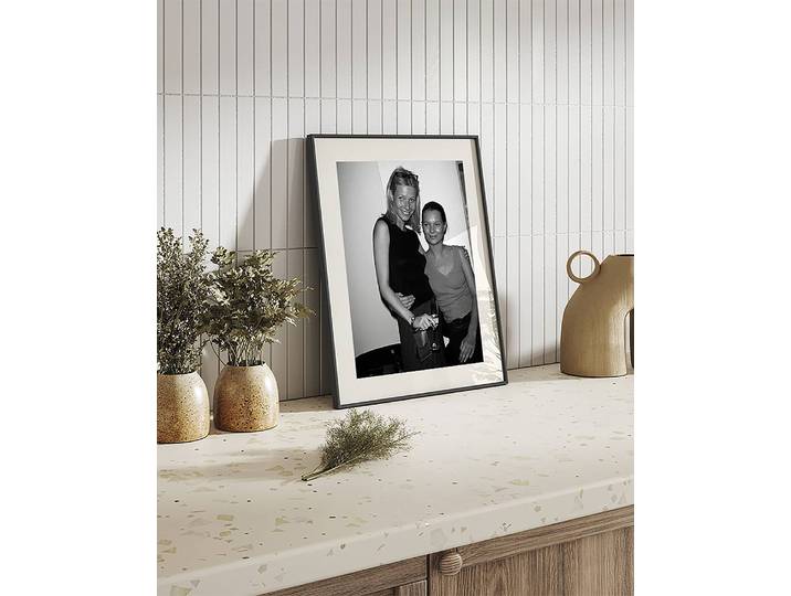 Bild Gwyneth Paltrow and Kate Moss Buche Massiv, lackiert Acrylglas Multicolor 42 x 52cm