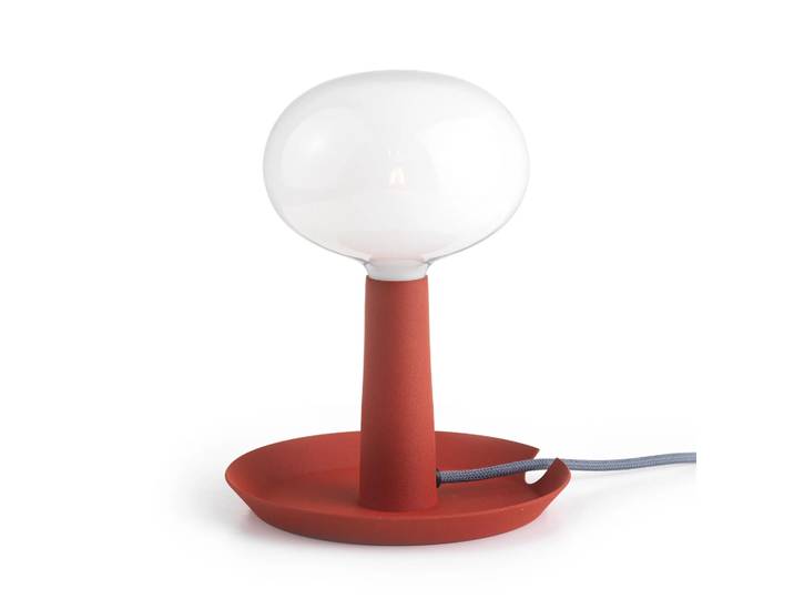 Bsweden Lampe de table Tray rouge