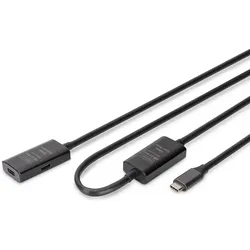 Digitus Aktives USB 3.2 Gen1 5G Verlängerungskabel, USB-C - USB-C, 10m