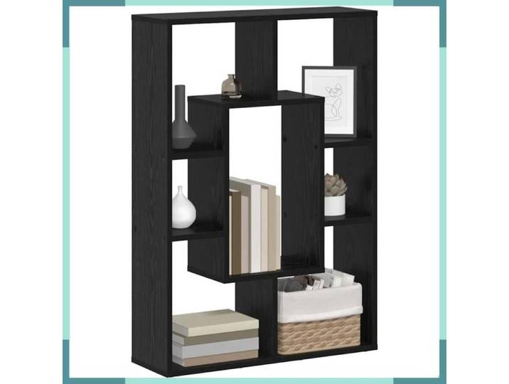 Bibliothèque - 879673 - Chêne noir - Bois d'ingénierie - 7 étagères