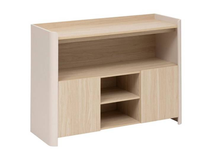 Buffet 2 portes Roundy 110 cm ivoire 5five