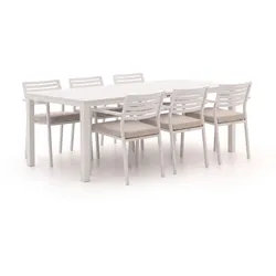 + 10 % Kassenrabatt | Bellagio Rumo/Menzano 220 cm Gartenmöbel-Set 7-teilig stapelbar