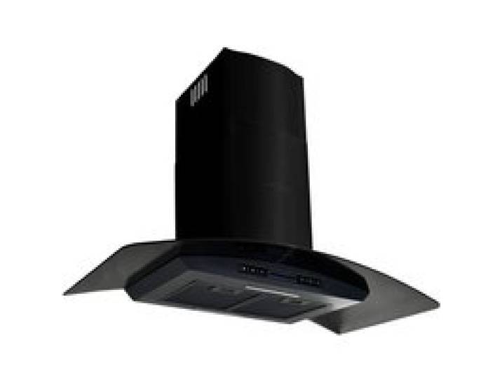 vidaXL Hotte Murale Acier Inoxydable LCD 756 m³/h 90 cm Noir Aspirante Décor 50708