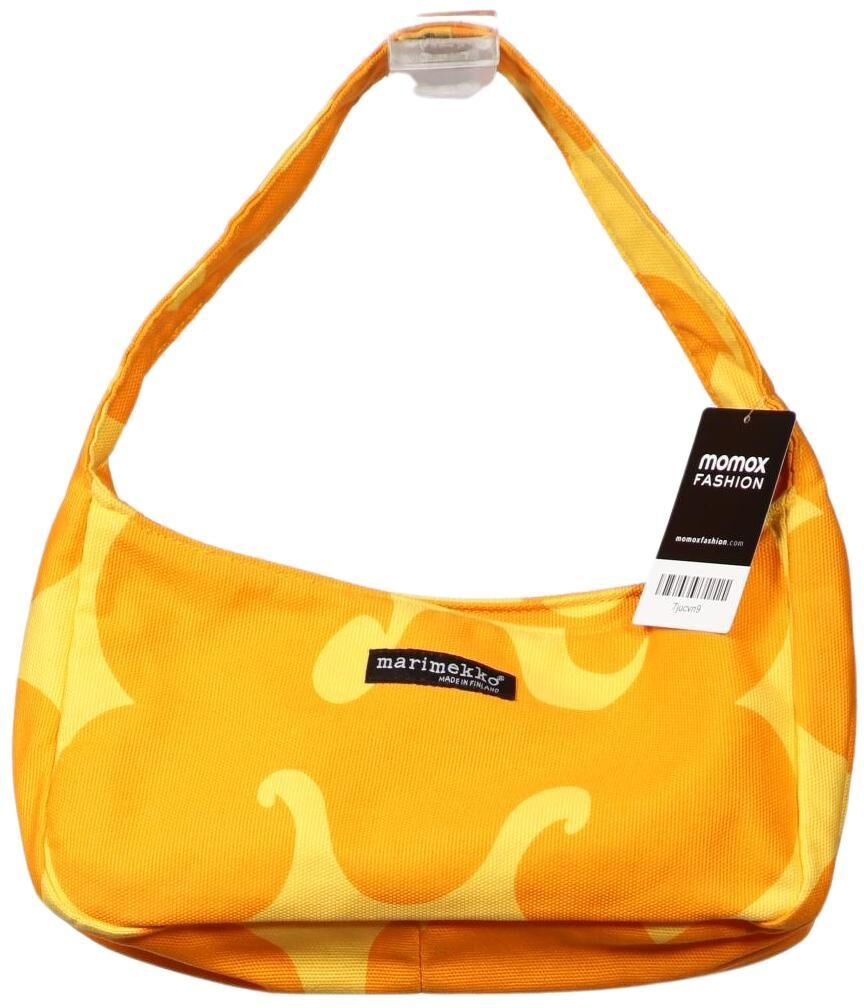 Marimekko Damen Handtasche klein, Gelb, Baumwolle - Second Hand