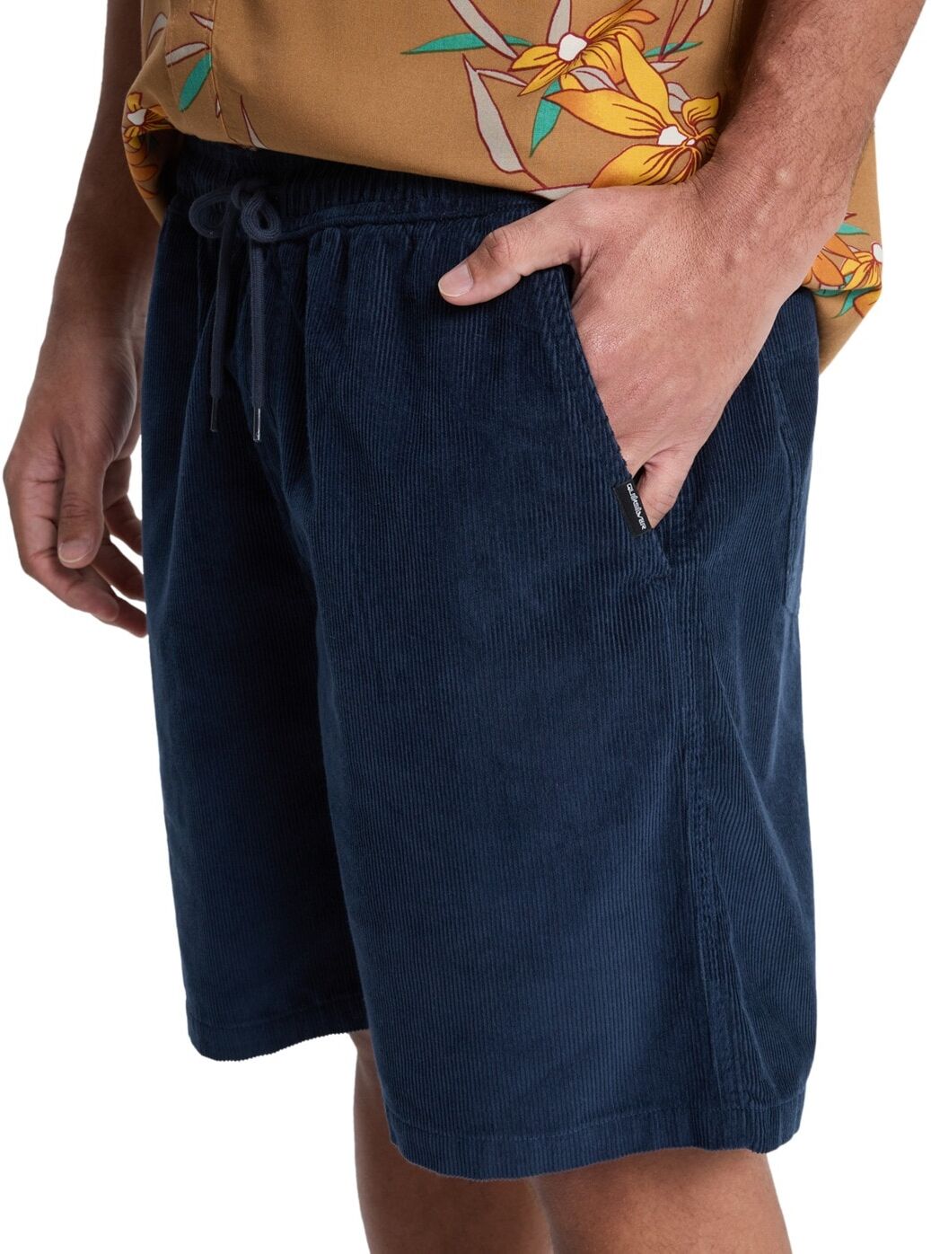 Bermudas QUIKSILVER "Taxer 18", Herren, Gr. XS, Normalgrössen, blau (schwarz navy), Obermaterial: 100% Baumwolle., Hosen Bermudas schwarz navy XS, Normalgrössen