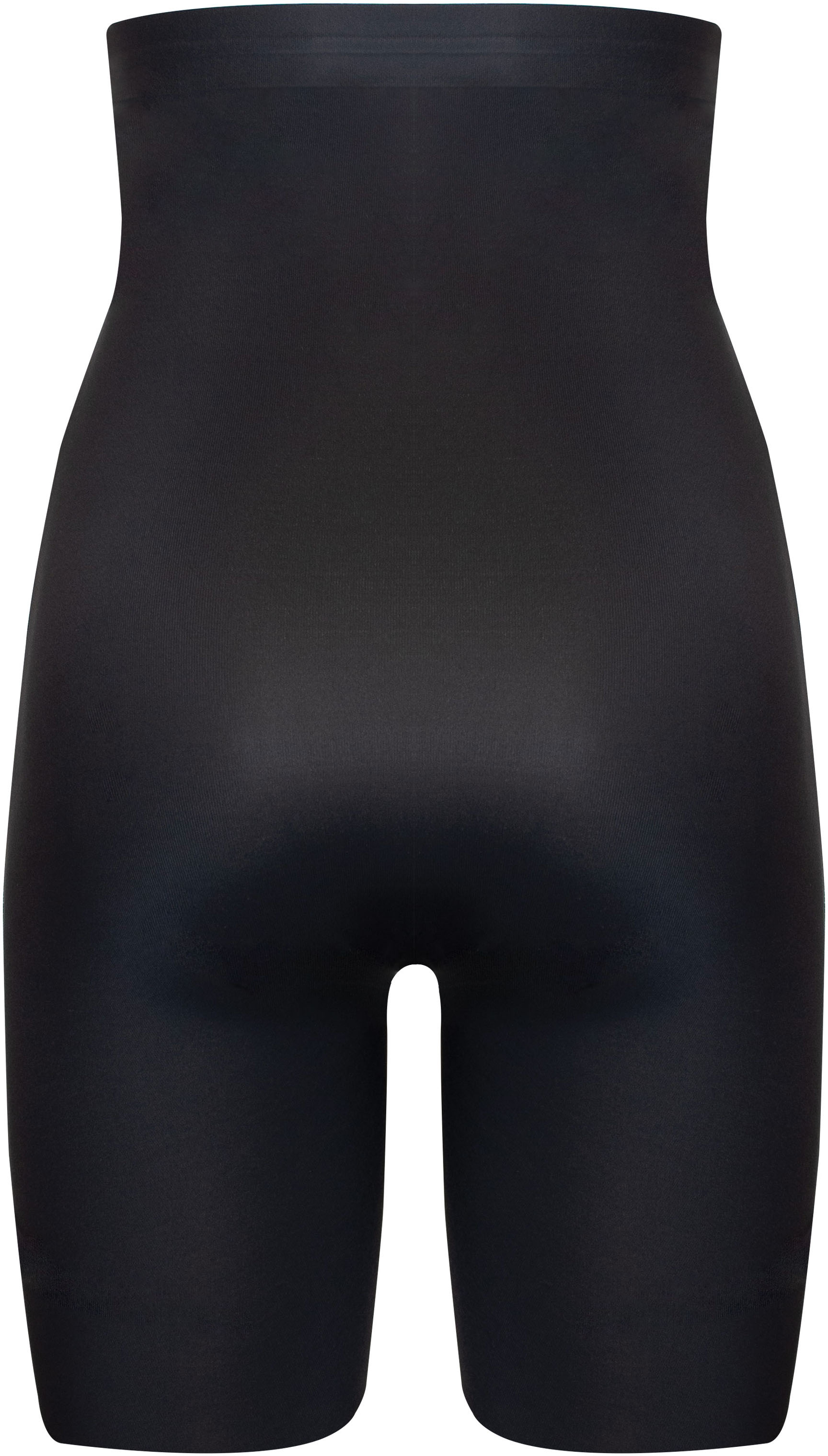 Panty MAGIC BODYFASHION "Maxi Hi-Bermuda", Damen, Gr. XL, schwarz, Obermaterial: 54% Polyamid, 46% Elasthan, unifarben, eng, Unterhosen Panty, Silikonbesatz an der Oberseite verhindert ein Einrollen